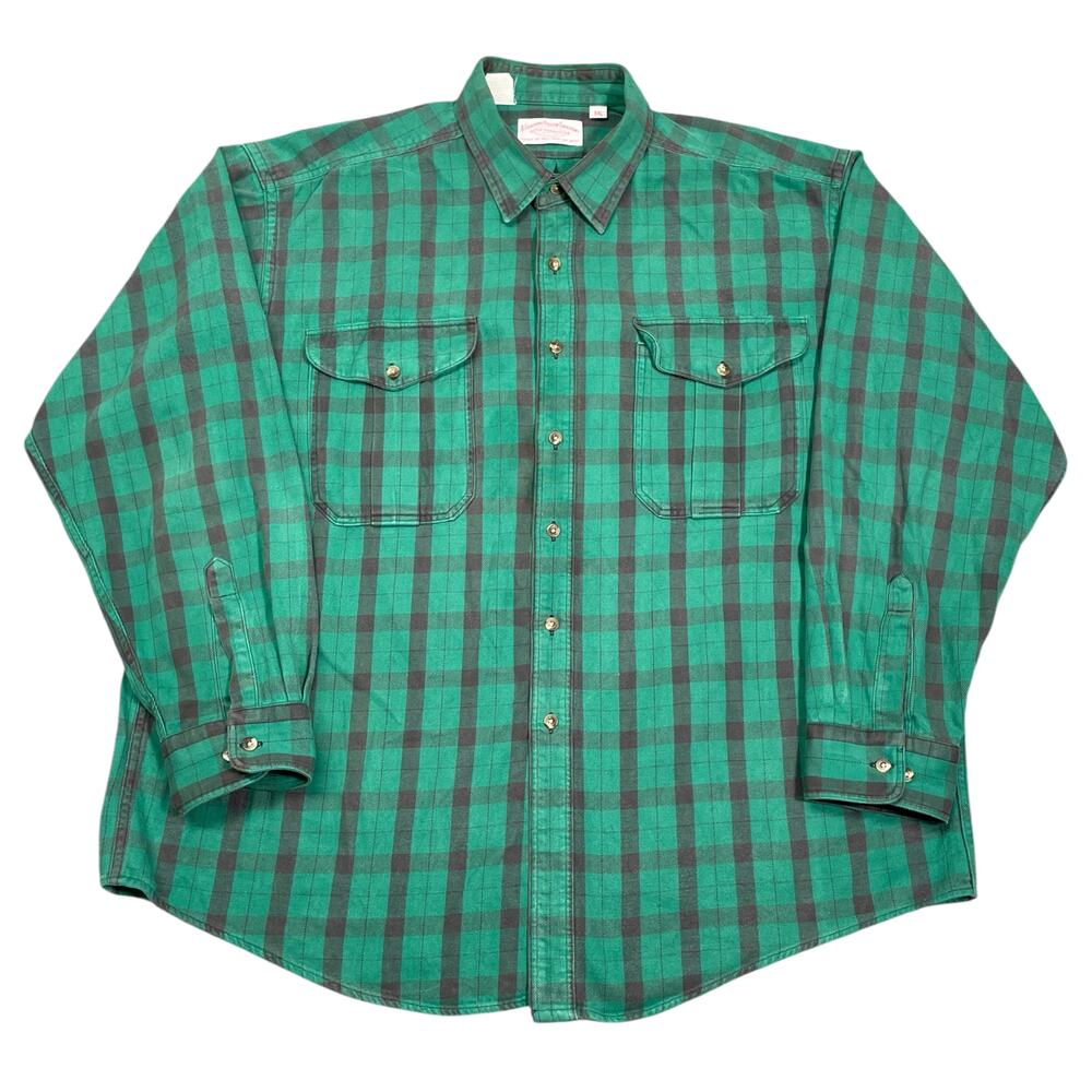 Vintage 80s C.C. Filson Co. Plaid Flannel Field Shirt